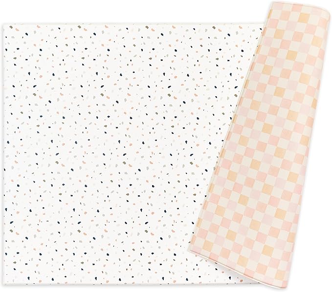 Reversible Play Mat 82??x 55??- for Infants, Babies, Toddlers, Kids | Waterproof, Durable, Non-Toxic, Easy-to-Clean | Thick & Large Soft Foam Floor Mat for Gym, Nursery, Playroom