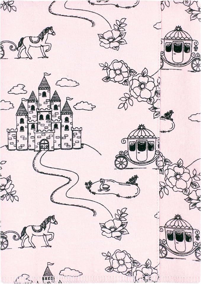 Luvable Friends Hudson Baby Flannel Burp Cloths 7pk, Pink Princess