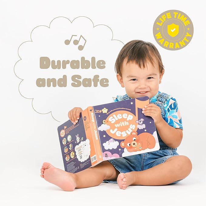 Sleep with Jesus ??4 Hymn Melodies and 2 Prayer Songs, Bedtime Music Books for Toddlers, Lullabies for Babies, Prayer Book for Little Ones, Religious Gift Idea- New Year, Baptism Gifts