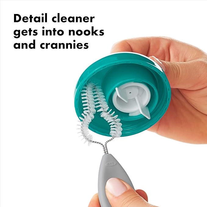 OXO Tot Water Bottle and Straw Cup Cleaning Set Brush Set - Gray