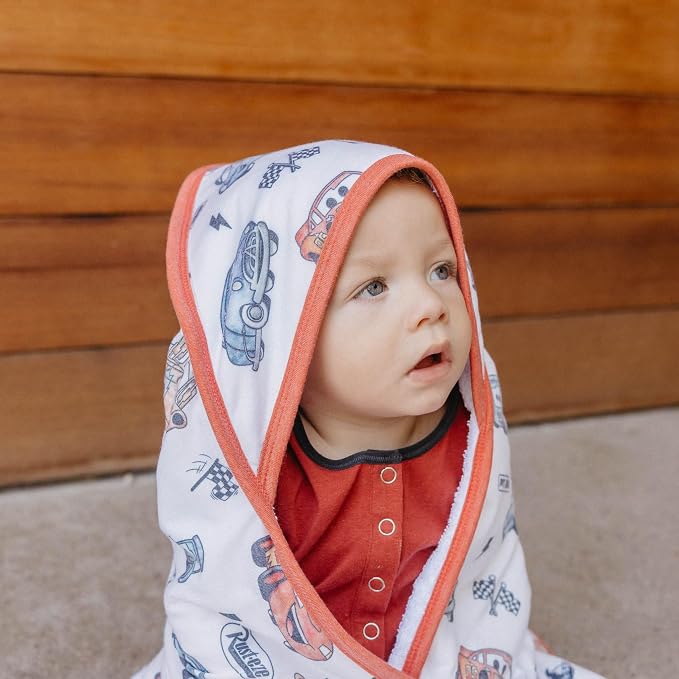 Copper Pearl Disney Pixar Cars Premium Knit Hooded Towel