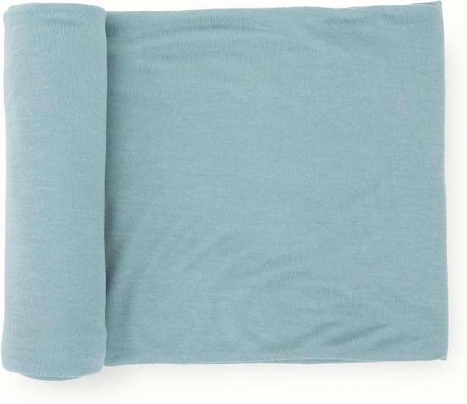Little Unicorn Large Stretch Knit Swaddle Blanket 2 Pack| Super Soft with Optimal Stretch for swaddling | Giftable Set (Dino Pals)