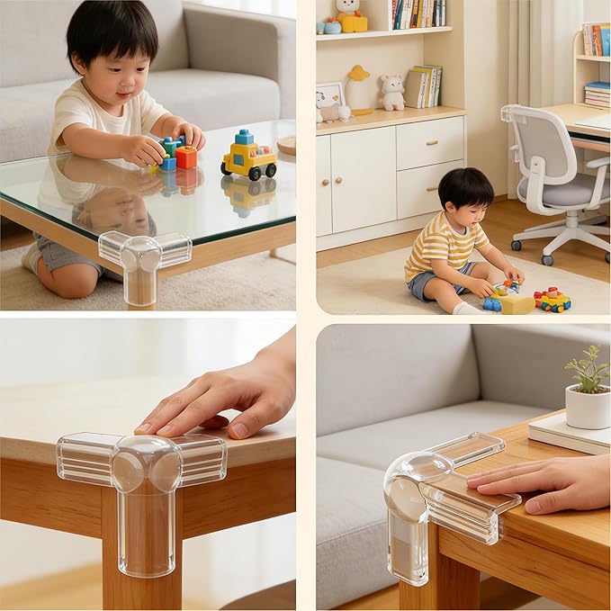 Corner Protector Baby 8 Pack Corner Protectors Baby Proof Corners and Edges Table Corner Protectors for Furniture Corner Guard & Edge Safety Bumpers Corners and Edges