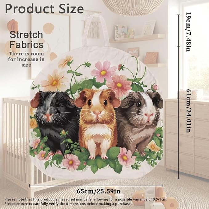 Guinea Pig Nursing Pillow Cover for Breastfeeding Pillows Breastfeeding Pillow Slipcovers for Baby Boys & Girls Ultra Soft Infant Nursing Pillowcase Pillow Case for Newborn