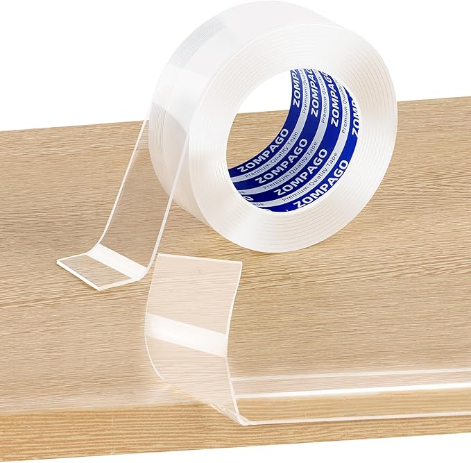 ZOMPAGO Clear Soft Corner Protectors for Furniture Strip,2in (W) x 9.84FT(L),Sharp Edge & Table Bumper,Window Edge,Wall Protector, Soft Corner Guards Safe for Proof,Table Corner Protectors in Family