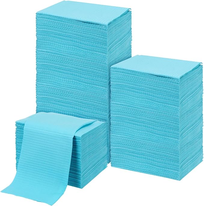 Threlaco 100pcs Disposable Changing Liner 2-ply Baby Changing Station Pad Disposable Changing Pads Diaper Changing Mat Portable Sanitary Liner Refills for Commercial Restrooms