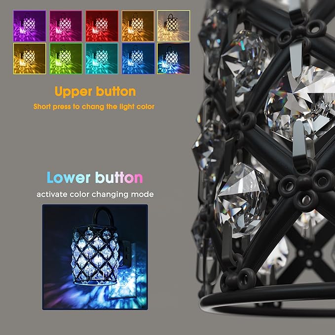 L LOHAS LED Night Light,Plug in Night Light with Dusk to Dawn Sensor,Adjustable Brightness, RGB Color Changing nightlight for Bathroom Hallway Kitchen