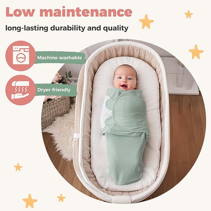 Organic Cotton Baby Swaddle Blankets-3 Pack Ultra-Soft, Breathable & Temperature- Regulating Newborn Receivin Blankets-Gentle on Delicate Skin, Cozy Sleep Aid, Set