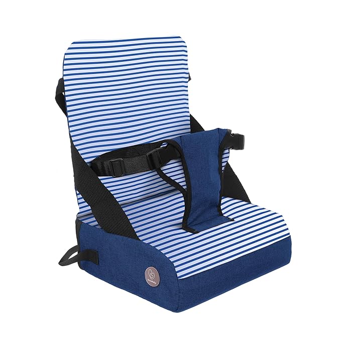 Dreambaby Grab ?˜N Go Travel Booster Seat ??Portable Toddler High Chair for Dining (6M-3Y) with Storage & Shoulder Strap