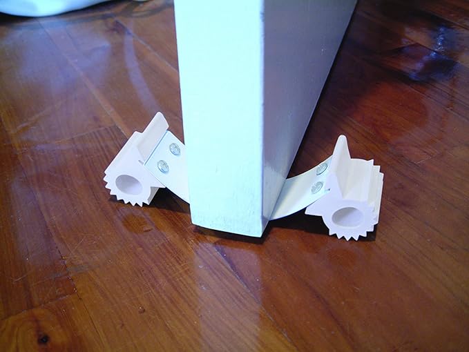 Dreambaby Under Door Gripper Stopper - Anti Door Slam & Finger Pinch - Suitable for Most Floor Types Including Cork, Wooden Floorboards, Lino and Tiles- 1 Pack - Model L144