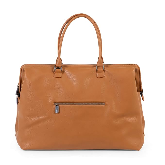 Childhome The Original Mommy Bag, Large Baby Diaper Bag, Mommy Hospital Bag, Leatherlook Brown