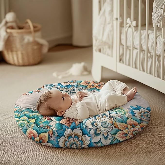 Ethnic Dragonfly Nursing Pillow Cover Soft Breathable Feeding Pillow Slipcover for Breastfeeding Moms Fits Standard Infant Nursing Pillow for Boys and Girls Pillow Not Included