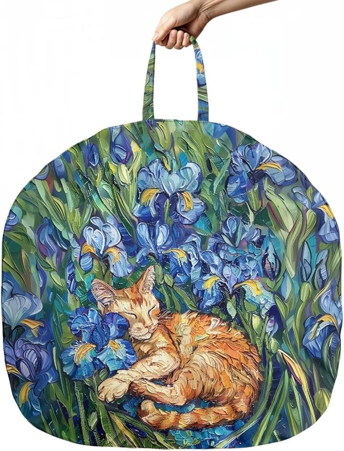 Iris Cat Nursing Pillow Cover for Breastfeeding Pillow Ultra Soft and Cozy Nursing Pillow Slipcovers Nice Newborn Gift Best Choice for Mom or Baby Pillow Cover 1 Pack