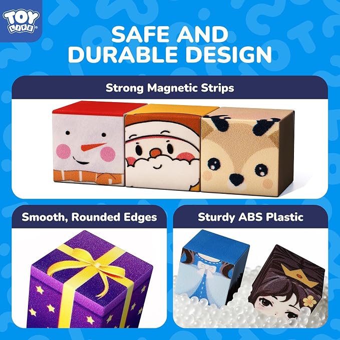 Magnetic Blocks, 154 Pcs Build Mine World Magnet Building Blocks Set for Kids Age 3+ Year Old Boys Girls, Magnetic Construction Building Toy for Toddler (154PCS Frozen Princess Castle)