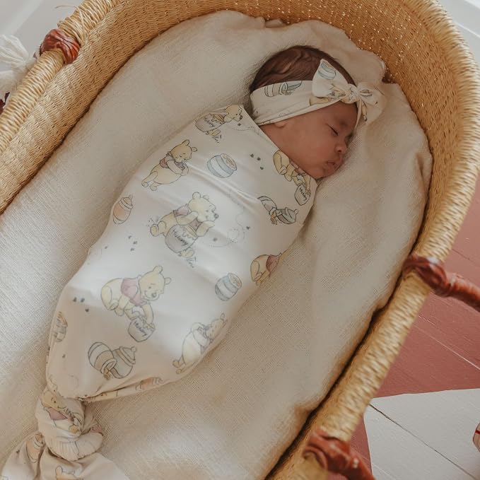 Copper Pearl Large Premium Knit Baby Swaddle Receiving Blanket Hunny