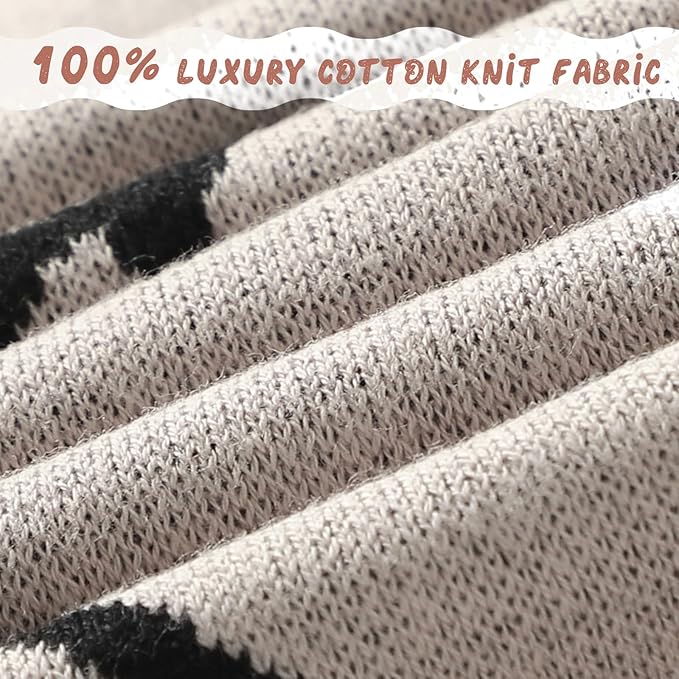 Receiving Baby Blanket,100% Luxury Cotton Knit Baby Blanket,Lightweight Cozy Neutral Swaddling Blanket for Newborns,Boys & Girls,Infant and Toddler