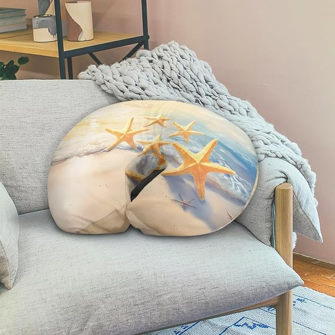 Beach Pillow Cover for Infant Snug, Removable Soft Breastfeeding Pillow Slipcover for Baby Boy Girl, Durable Neutral Breastfeeding Pillow Cover
