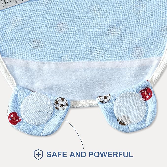 Bubble bear 3 Pack Baby Swaddle 3-6 Months - Infant Adjustable Newborn Swaddles Blanket Baby Girl Boy, Swaddling Wrap Blanket Sleep Sack for Newborn-Blue