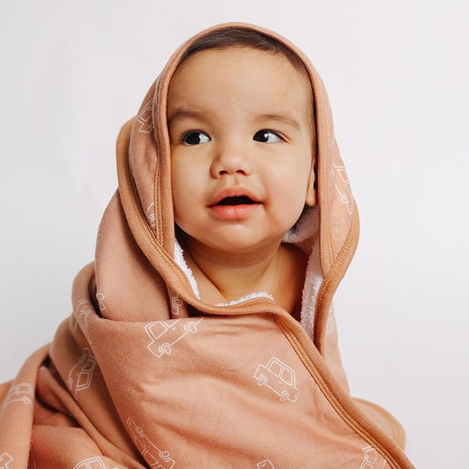 Copper Pearl Premium Knit Hooded Bath Towel Cooper
