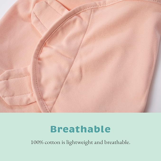 Cuddle Club Swaddles for Newborns - Baby Swaddle Blanket for Boys & Girls - Adjustable Hook-and-Loop Cotton Wrap for Newborn 0-3 & 3-6 Months with hat
