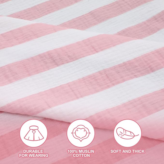 Mindsoft Muslin Hooded Beach Towel for Kids 1-3 Years 30" x 50" Toddler Beach Towel Poncho Soft Fast Drying Absorbent Blankets for Baby Shower Pool Bath Travel Swimming Essentials(Pink)
