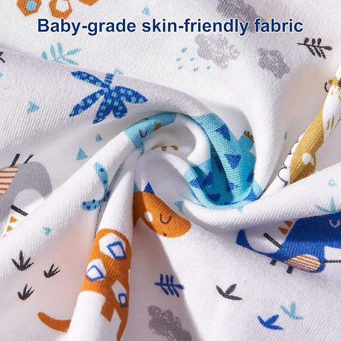 Bubble bear Baby Swaddle Blankets for Baby Boy Girl 0-3 Months,Hypoallergenic Skin-Friendly Swaddle,Cute Little Soccer Ball, Dinosaur, Adjustable Newborn Sleep Sack, 3 Pack