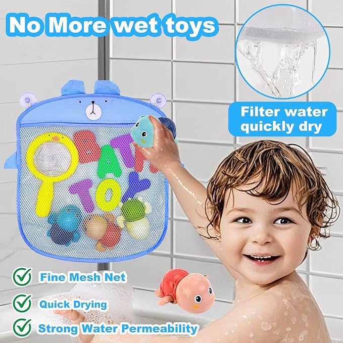 Bath Toys Kids Age 1-3 - Foam Bath Letters And Numbers Abc Alphabet Learning Toys Bathtub Toys Toddlers 2-4 Water Pool Shower Tub Toy Babies Infant 6-9-12-18-24 Months Gifts For 1-6 Year Old Boy Girl