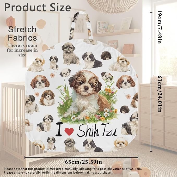 Puppy Nursing Pillow Cover Case Plush Breathable Breastfeeding Pillow Slipcover Fits Nursing Pillow Super Soft Snug Positioners for Baby Boy Baby Girl Feeding Cushion Cover