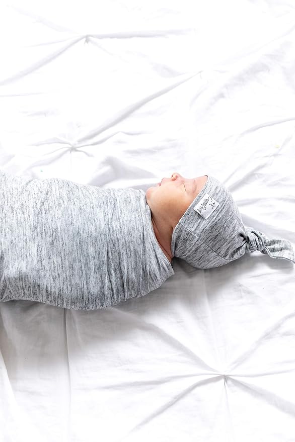 Copper Pearl Swaddle Blankets for Newborns | Soft Stretchy Receiving Blankets for Boys and Girls | Large 46 x 46 Inch Baby Blankets | Lightweight and Breathable Swaddles | Asher