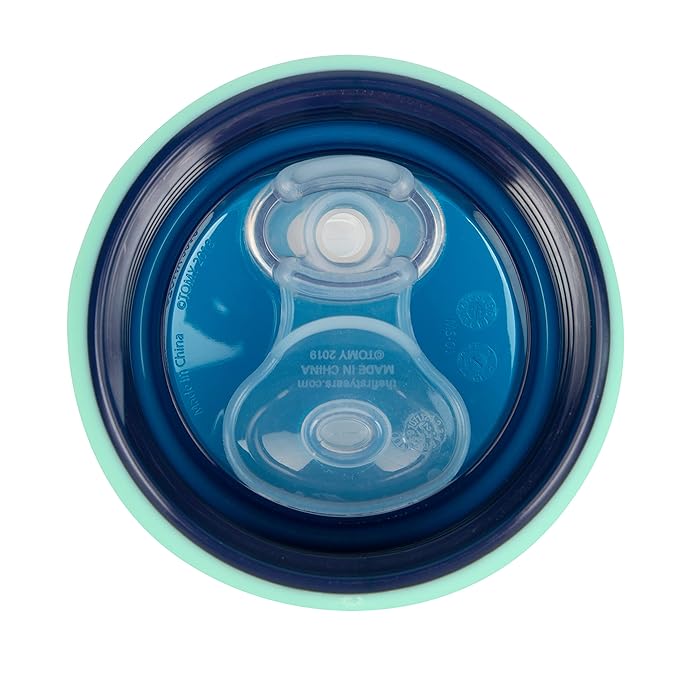 The First Years Insulated Straw Cup for Toddlers 2pk ??Wild and Free & Marbled ??Dark Blue, 9 ounces