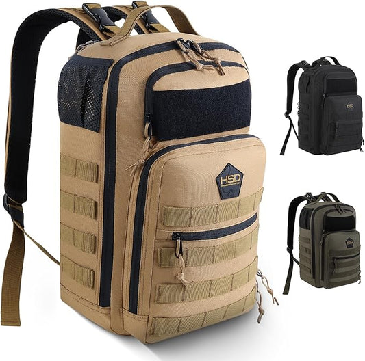 HighSpeedDaddy - Baby Diaper Backpack, Military-Grade, Waterproof, Compact Baby Travel Bag with Diaper Changing Mat