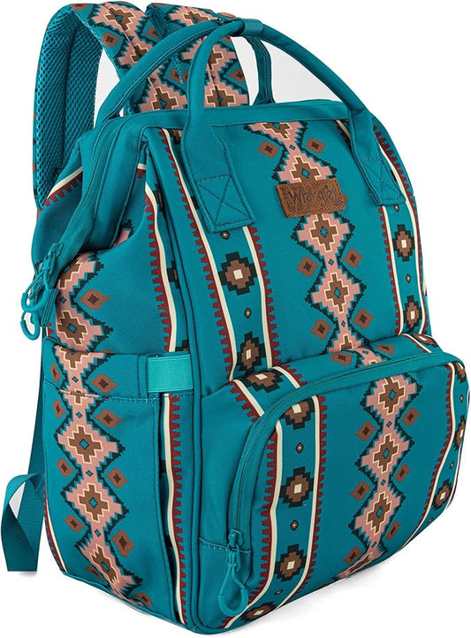Montana West Wrangler Callie Diaper Bag Backpack with Stroller Straps Multifunction Baby Travel Bag WG2204-9110TQ