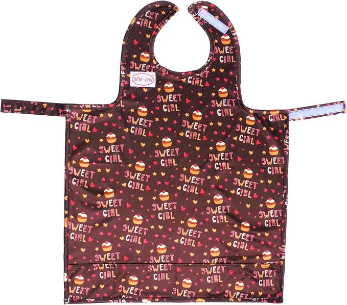 BIB-ON, Full-Coverage Bib and Apron Combination for Infant, Baby, Toddler Ages 0-4.