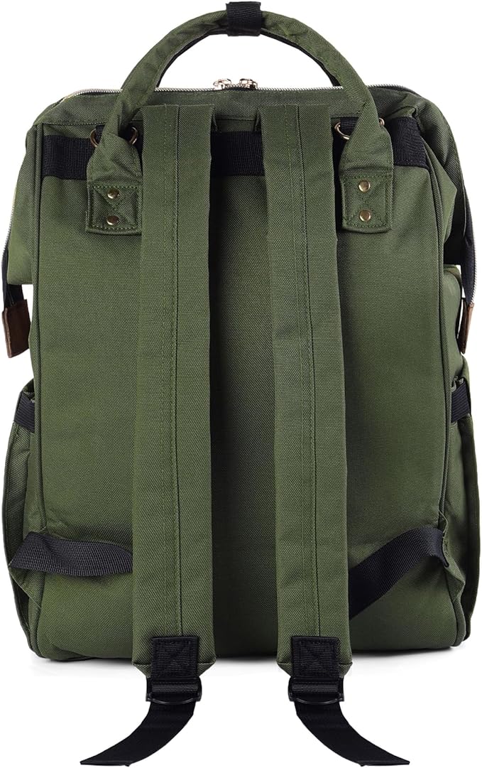 Ramhorn Diaper Bag Backpack for Women, Travel Backpacks with Insulated Bottle Pocket, Stroller Straps and Changing Mat