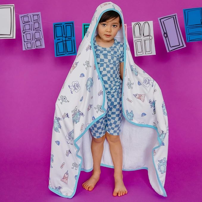Copper Pearl, Monsters Inc Friends Premium Big Kid Hooded Towel