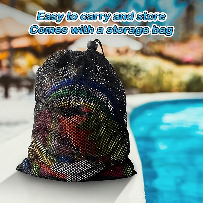 Jasonwell Pool Diving Toys Games - 20PCS Swimming Mermaid Pool Toys with Dive Rings Gems Beach Ball Underwater Treasures Seaweeds Fish Swim Toy etc Bath Water Toy Training Gifts for Kids Adult