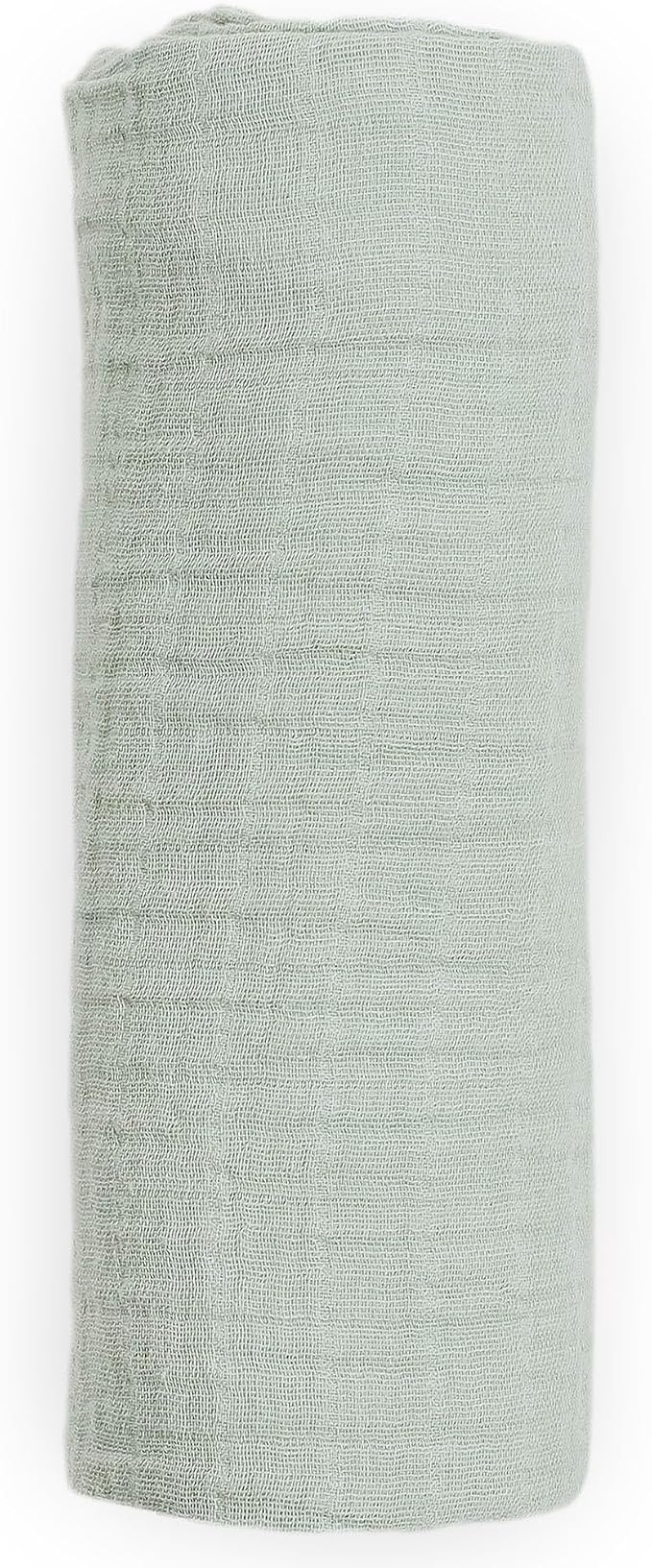 Little Unicorn Muslin Swaddle Blanket for Newborns & Infants | Soft & Breathable Fabric | Baby Blanket for Swaddling, Nursing, Shower Gifts (White Sage)