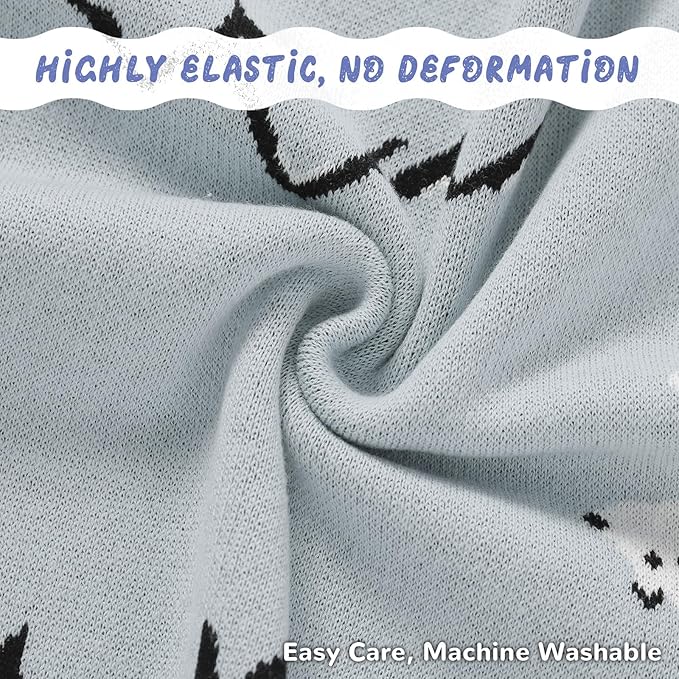 Receiving Baby Blanket,100% Luxury Cotton Knit Baby Blanket,Lightweight Cozy Neutral Swaddling Blanket for Newborns,Boys & Girls,Infant and Toddler