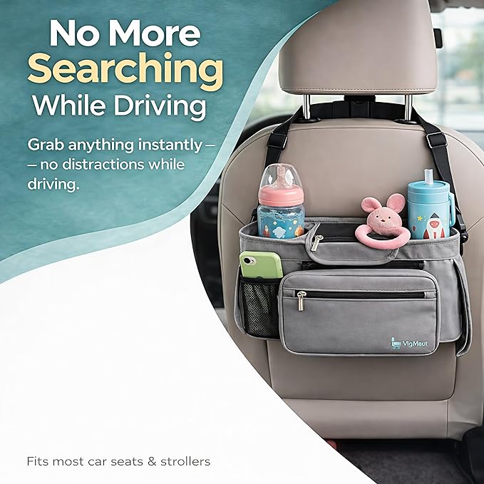 Stroller Caddy with Cup Holder ??Universal Waterproof Stroller Organizer with Cup Holder for Instant Access & Hands-Free Convenience, Ideal for Travel, Daily Walks & Car Use, for Busy Parents.