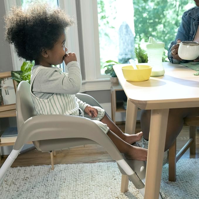Ingenuity Full Course 6-in-1 High Chair - Baby to 5 Years Old, 6 Convertible Modes, 2 Dishwasher Safe Trays - Astro, 13108