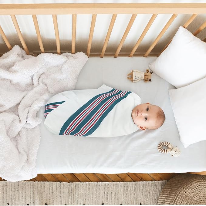 Avalon Bedding Cotton Receiving Blankets - (Pack of 6) Size 30x40 Inch, 100% Soft Cotton, Hospital Swaddles for Newborns, Hospital Swaddles Blankets, Perfect for Swaddling and Wrapping