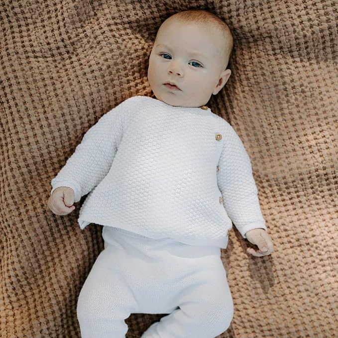 Simka Rose Waffle Baby Blanket Cotton Soft Breathable Swaddle Blanket for Nursery, Stroller & Crib Blanket - Receiving Blankets for Boys & Girls Gender Neutral Toddler Blanket