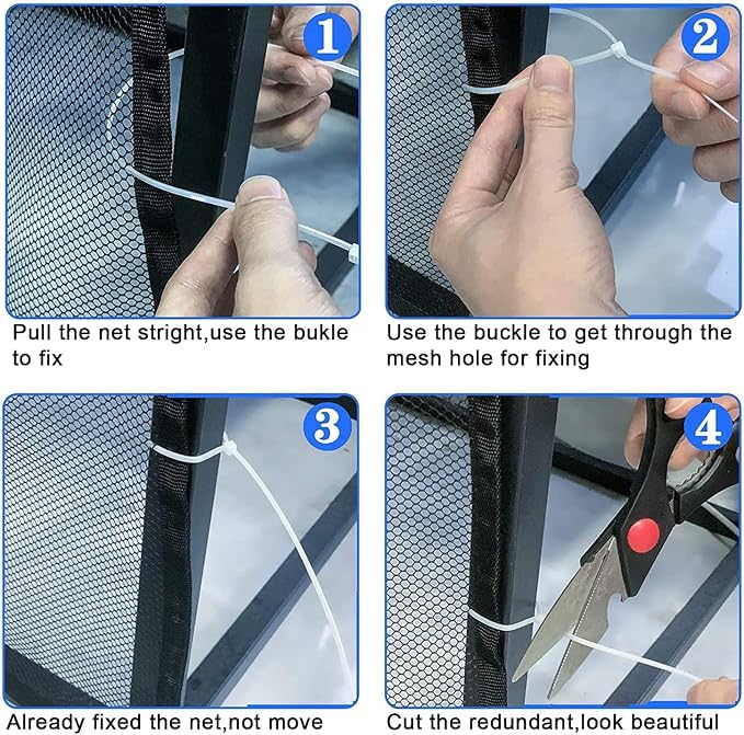 Baby Gate for Stairs, Banister Guard for Kids, Pets, Toys, 59ft L x 2.66 ft H, Mesh Netting Safety Net for Balcony Rail Stair, Stairway Net Baby Safety Products for Indoor & Outdoor (Black)