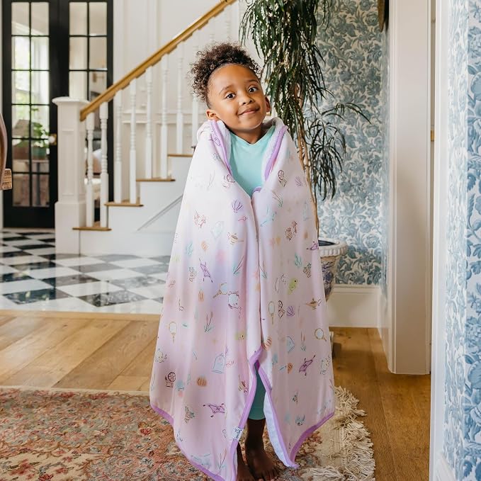 Copper Pearl Premium Big Kid Hooded Towel Enchanted Friends