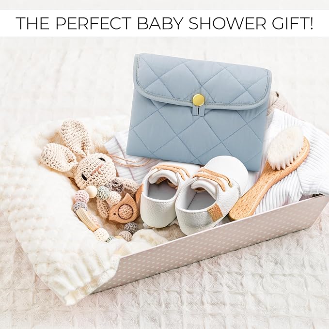 Portable Diaper Changing Pad - Soft and Easy to Clean Diaper Changing Mat for Babies - The Perfect Lightweight and Foldable Pad for Traveling