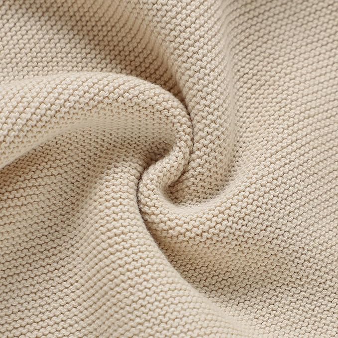 Neiwech Sheep Snuggle Loveys for Babies Cotton Baby Security Blanket for Newborn Infant Boys Girls Beige
