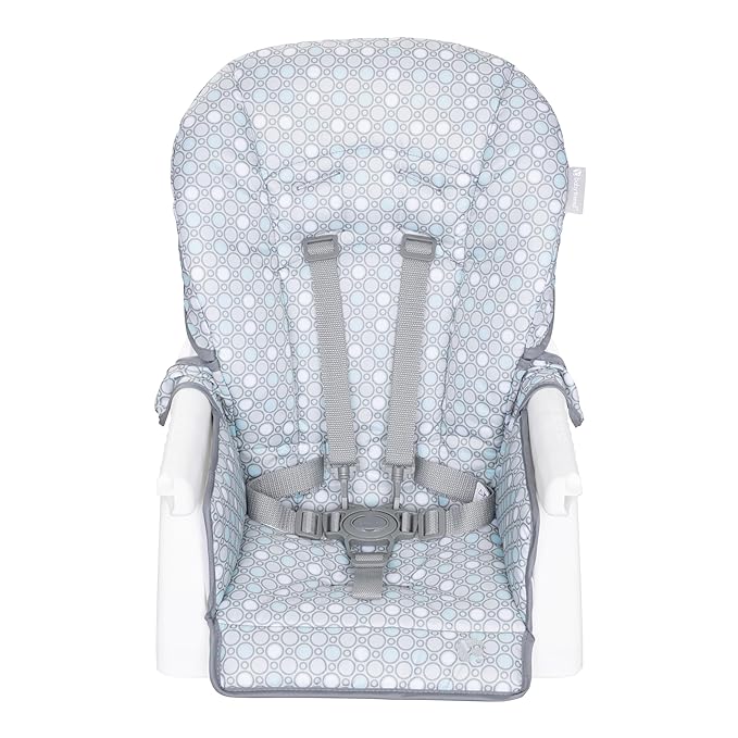 Baby Trend Adapt SpaceSaving Booster High Chair, Elephant Meadow Coral
