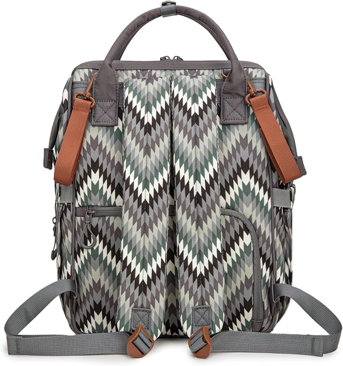 Montana West Wrangler Callie Diaper Bag Backpack with Pacifier Case, Crossbody Bottle Bag and Stroller Straps Western Pattern Multifunction Baby Travel Bag Set WG2216-9110BK