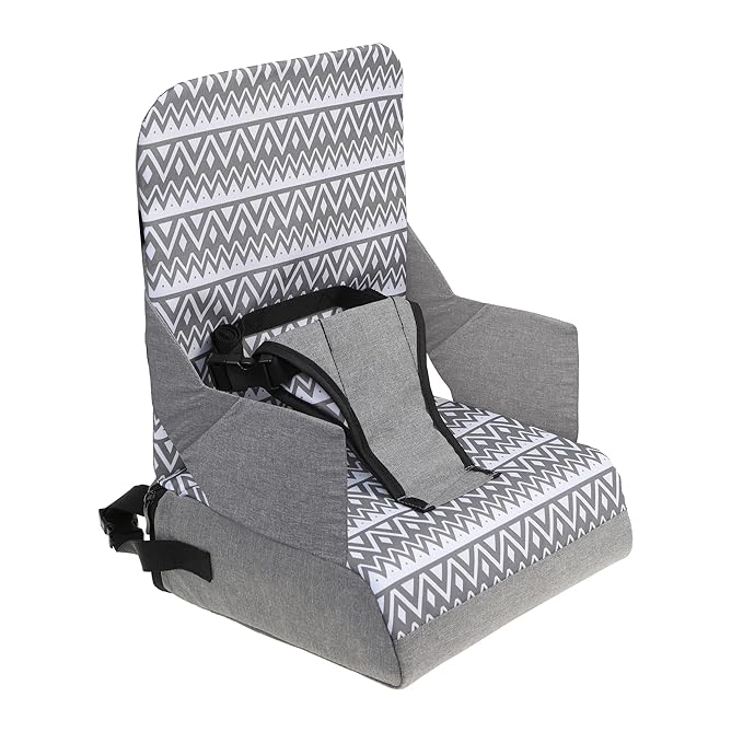 Dreambaby Grab ?˜N Go Travel Booster Seat ??Portable Toddler High Chair for Dining (6M-3Y) with Storage & Shoulder Strap