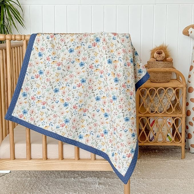Mouliss Personalized Baby Blanket with Name ??Handmade 100% Organic Cotton Newborn Gift | Custom Knit Blanket for Boys, Girls, Kids & Baby Showers